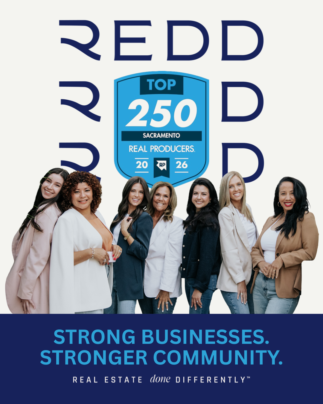 Multiple REDD agents named to Sacramento's Top 250 Real Producers, 2026